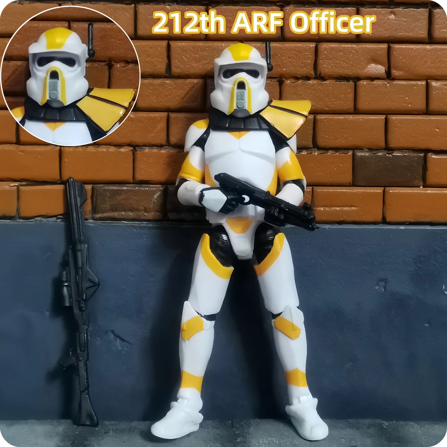 Star Wars 1/18 Airborne 212th or 104th Wolfpack 3.75 Inch Trooper